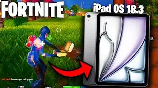 FORTNITE ON iPadOS 18.3 2025 UPDATE - iPad Air 11 - HIGH SETTINGS!