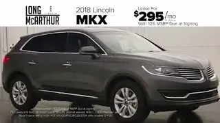 Long McArthur Lincoln May Lease Deals