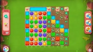 GardenScapes hard level 3278 17 moves no boosters