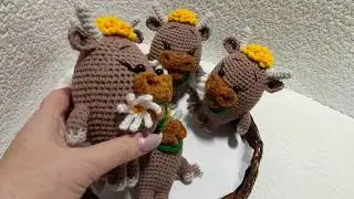 Бычок - Новогодняя игрушка символ 2021 года