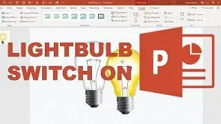 How to make a lightbulb turning on animation in powerpoint