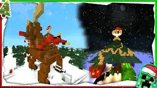 Winter themed, Minecraft Build: CHRISTMAS TIME!🎄🎅
