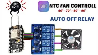 ESP8266 NTC SICAKLIK KONTROLLÜ FAN DEVRESİ / ISI KORUMA DEVRESİ ESP İLE NASIL YAPILIR 