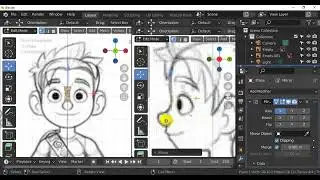 المحاضرة الأولى - الجزء الأول - نمذجة شخصية كرتونية برنامج البلندر stylized character