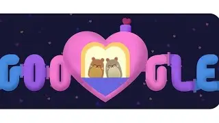 Valentine's Day 2022 Animated Google Doodle