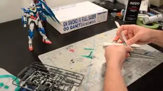 Let's Build GN Sword 4 Full Saber for MG 00 Qan[t] by BTF hobby Part 1