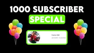 1,000 Subscriber SPECIAL (Q&A & More) | Forine ISM