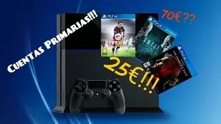 Ps4 cuentas Principales/Primarias.