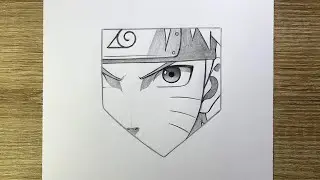 Comment dessiner l’œil de Naruto — dessin manga facile étape par étape