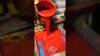 Handmade glass printing 