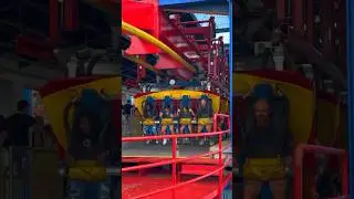 SUPERMAN flying rollercoaster