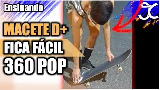😱COMO MANDAR 360 POP SHOVE IT FÁCIL: HACKS E MACETES pra fazer o 360 pop shove it no skate Tutorial