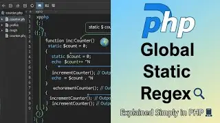 PHP Made Easy: Global, Static & Regular Expressions Explained with Real Examples Huzaifa TV Official
