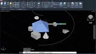 Move objects in AutoCAD space