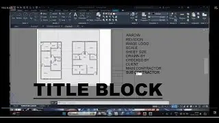 How to place a Title Block on a Layout in AutoCAD