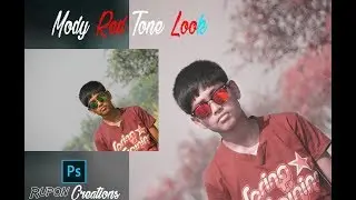 How To Make A Mody Red Tone look In Photoshop CC