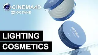 3D Product Lighting Nivea in Cinema 4D & Octane Render