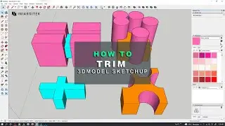 2 CARA TERCEPAT TRIM OBJECT 3D SKETCHUP