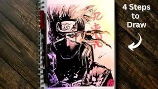 How to Draw Kakashi Hatake 🔥| @isketchyou