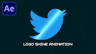 Shine Logo Animation in After Effects | Light Sweep Effect Tutorial
