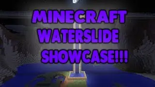 MINECRAFT PS4 WATER SLIDE SHOWCASE!!!