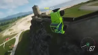 Forza Horizon 4 skills(climbing Bamburgh Castle)
