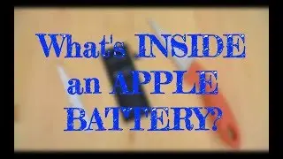What's inside the APPLE iPHONE'S BATTERY? #APPLE