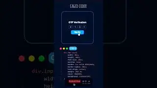 OTP verification using html,css,javascript 