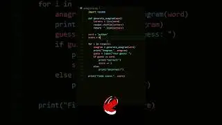 Python Anagram Challenge: Can You Unscramble These Words? 