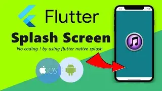 How to create a splash screen in flutter app | Best way in 2022 | Native splash screen iOs & Android