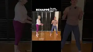 We are enjoying working on the smooth move of the ECHAPPÉ in class this month. 🩰 #dance #ballet