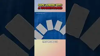 Can You Land Safely On The Ground By Grabbing A Wooden Board? #shorts