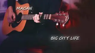 ГРУСТНАЯ МЕЛОДИЯ на ГИТАРЕ. MACAN - BIG CITY LIFE (АККОРДЫ)