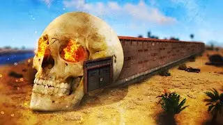 Рейд Старого Черепа Полностью Застроенного В МВК в Раст/Rust