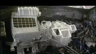 Toyota VITZ печка часть 2