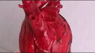 Сердце на Хэллоуин из мастики