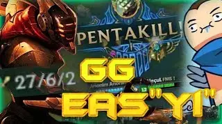 YASUO mi-a spus ''ez'' OK !? Direct PENTAKILL ! 27/6/2  Yi vs Yasuo MID-League of Legends Romania