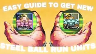 How to EASILY Get the New Steel Ball Run Quest Units and Artifacts in Anime Guardians