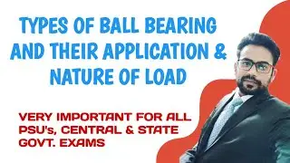 BALL BEARING TYPES AND NATURE OF LOAD ACTING ON THEM.