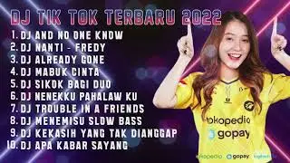 DJ TIK TOK TERBARU 2022 -  AND NO ONE KNOW JEDAG JEDUG FULLBASS MANGKANE