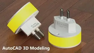 Autocad 3D Drawing | 3D Lamp Product Design in AutoCAD | Product Modeling in AutoCAD 2021 | Hindi
