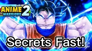 What the BEST WAY TO INCREASE YOUR SECRET CHANCE OF GETTING A SECRET in Anime Warriors 2!!!!!