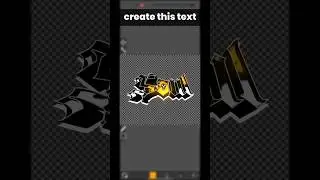 Create 3D Text Like This on Ibis Paint X 