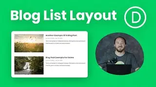 How To Change The Divi Blog Module Into A List Layout