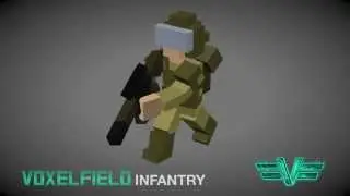 Voxelfield - Infantry (minions) animations