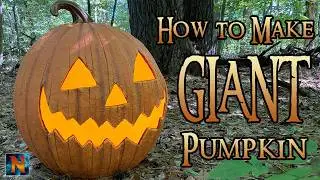 How to make a GIANT pumpkin out of paper mâché