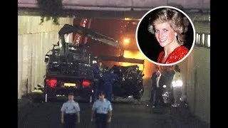 EXCLUSIVE: Princess Diana’s FACE appears on Paris tunnel pillar she crashed into