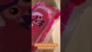 Quick Instructions on How to Make Our New In The Hoop Fuzzy Monster
