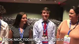 Educators and Students Highly Recommend Motivational Speaker Nick Zizi