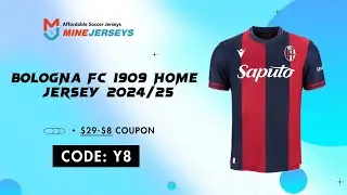 Bologna FC 1909 Home Jersey 2024/25 - Minejerseys Unboxing Review #soccer #cheapjersey #bolognafc